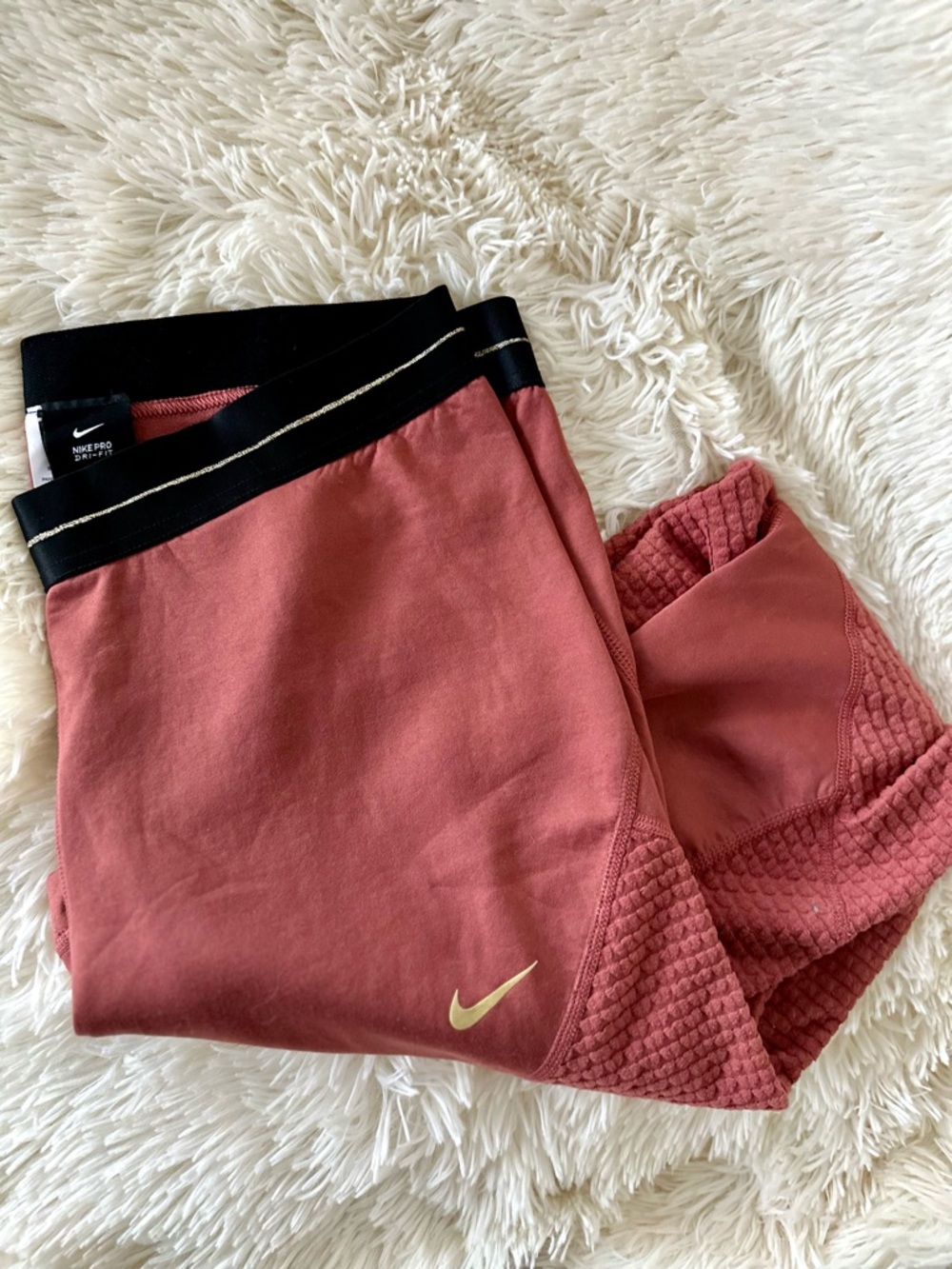 Nike Dri-FIT Burnt Orange Athletic Bottoms